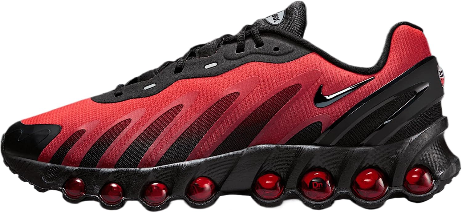 Nike Air Max Dn8 Men's Shoes (FQ7860-008, Black/Gym Red/Bright Crimson/Black) Size 10.5