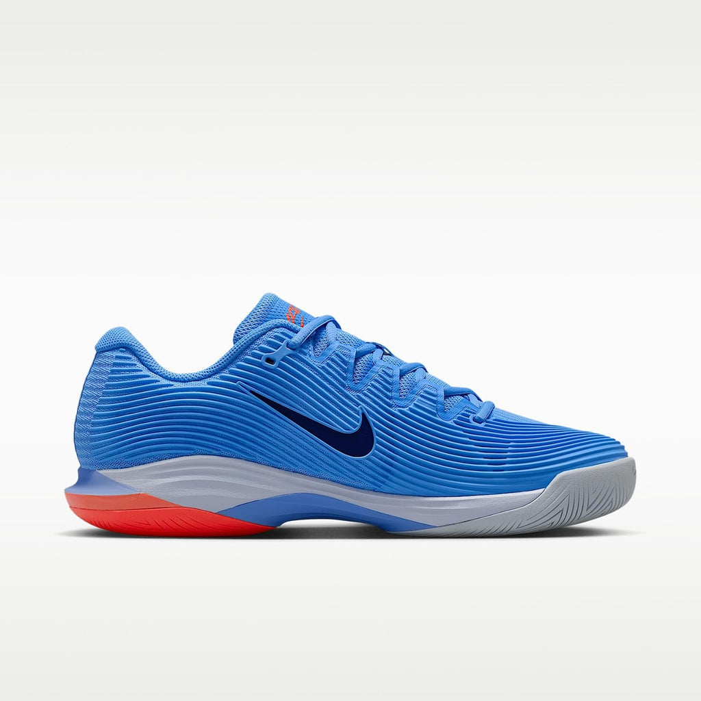 Nike Vapor 12 Men's Hard Court Tennis Shoes (University Blue/Hydrogen Blue/Hot Lava/Midnight Navy)