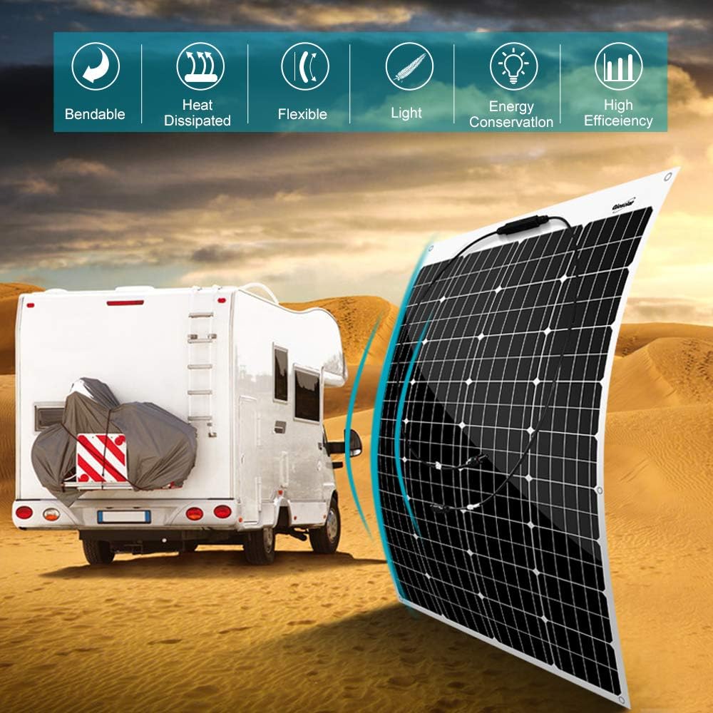 1120W Wind Solar Generator Kit: 400W Wind Turbine &6pcs 120W Solar Panels & 60A Charge Controllers &Accessory 12V 24V Battery Charger for Motorhome