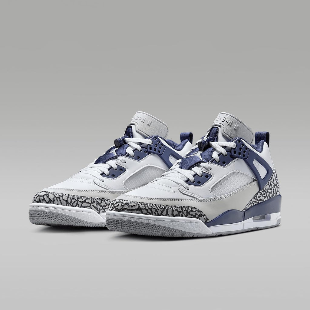Jordan Spizike Low Men's Shoes (FQ1759-140, White/Neutral Grey/Anthracite/Midnight Navy) Size 8