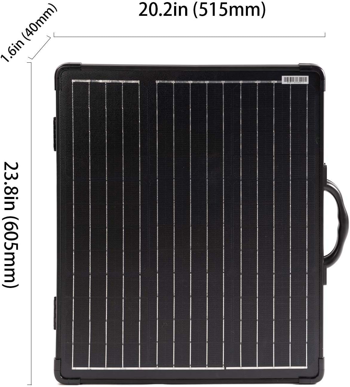 100W Lightweight Portable Solar Panel Kit with 20A 12/24V PWM Waterproof Charge Controller