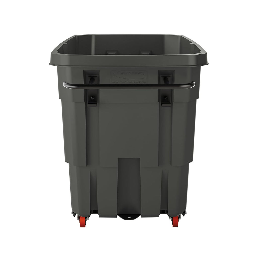 Suncast Commercial Light Duty 1 Cubic Yd. Tilt Truck, Black, Made in the USA