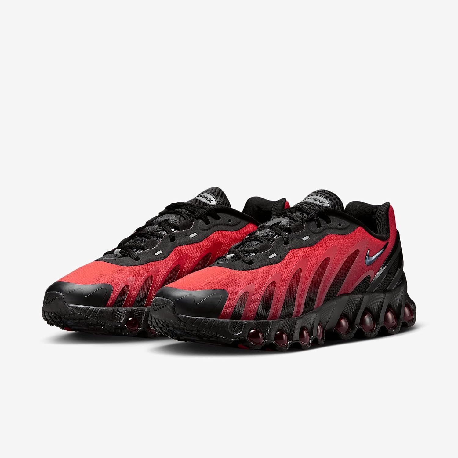 Nike Air Max Dn8 Men's Shoes (FQ7860-008, Black/Gym Red/Bright Crimson/Black) Size 10.5
