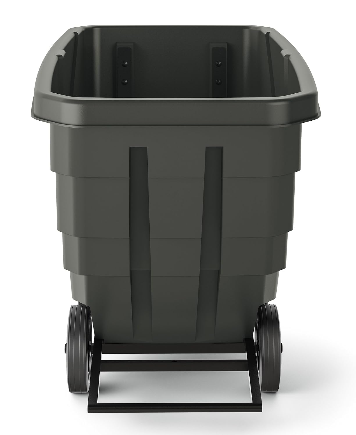 Suncast Commercial Light Duty 3/4 Cubic Yard Roto-Molded Tilt Truck with Integrated Brake, 750-Pound Capacity, 69'L x 41'W x 31'H', Made in The USA