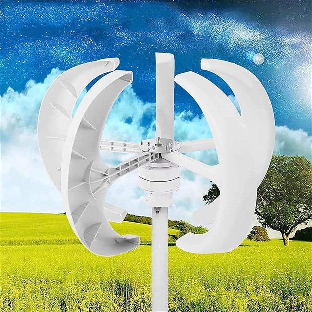 High Efficiency 400W 600W 800W 1000W 1200W Home Wind Generator Set, MPPT Controller Wind Turbines for Land & Marine, 12V/24V Windmill Power System