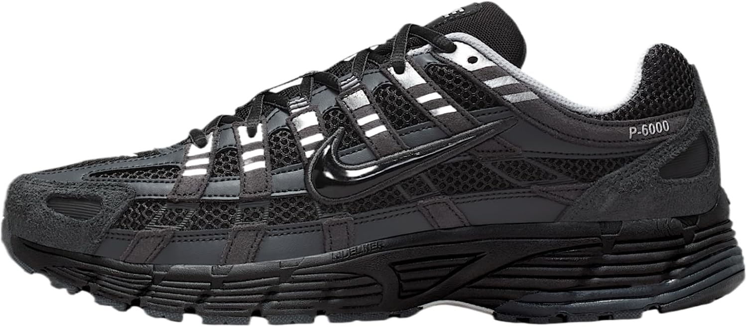 Nike P-6000 Suede Men's Shoes (Anthracite/Chrome/Metallic Silver/Black)