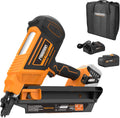 Freeman F20 20V Cordless Brushless Framing Nailer – 34-Degree, 3-1/2' Nails, Dual Mode, Depth Adjust, Includes 4.0Ah Lithium-Ion Battery, Charger, and Bag, PE20V3490
