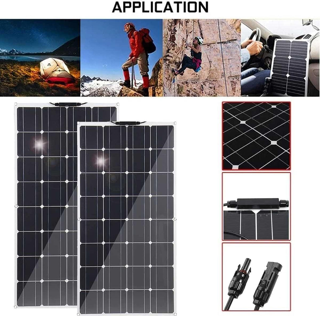 Solar Panel 18V 500W 1000W Flexible Solar Solar Panel Kit Complete Rv Car Battery Solar Charger (1000w)