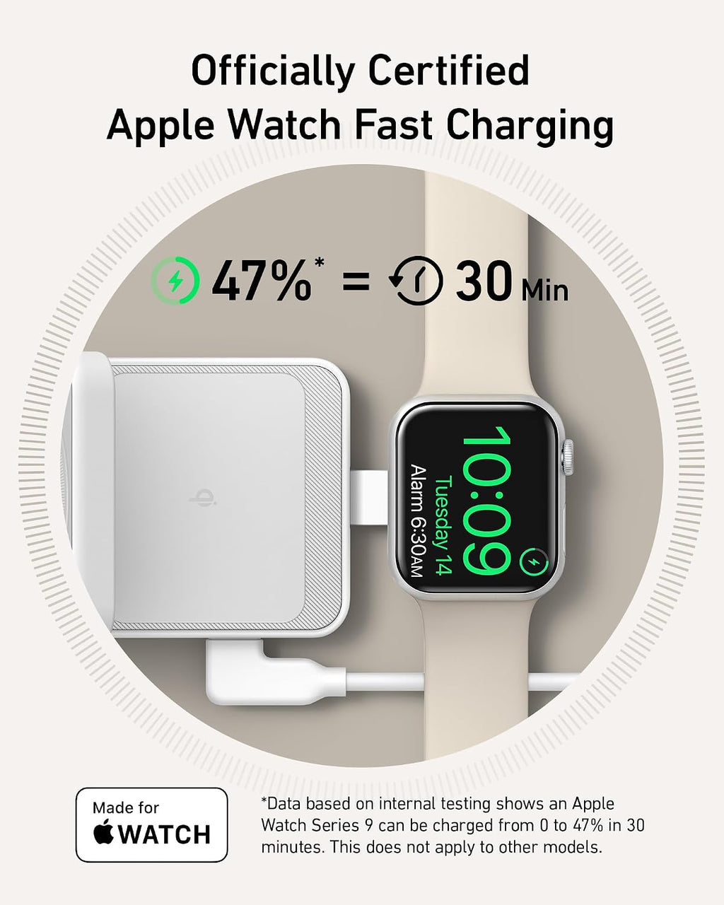 Anker MagGo Wireless Charging Station Magnetic 5,000mAh Wireless Portable Charger