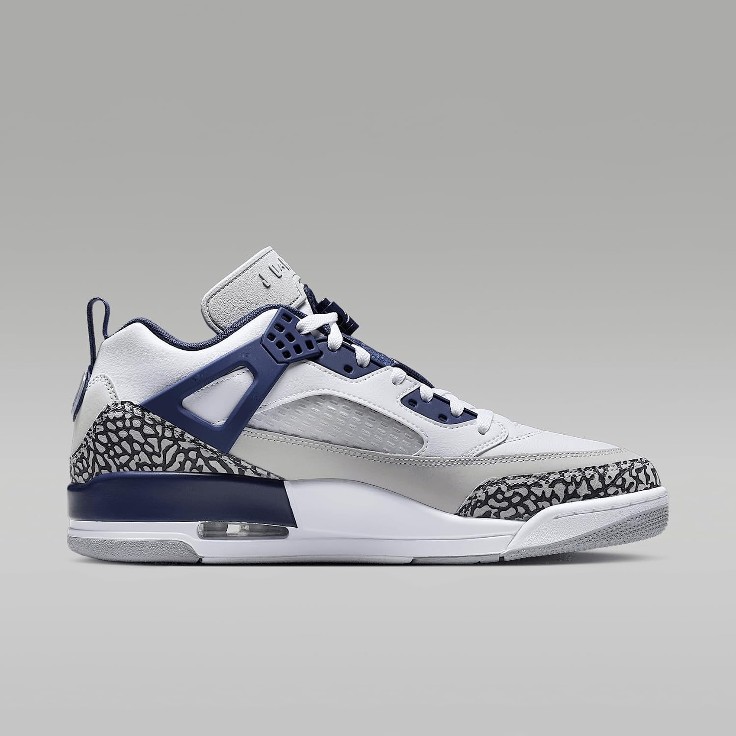 Jordan Spizike Low Men's Shoes (FQ1759-140, White/Neutral Grey/Anthracite/Midnight Navy) Size 8