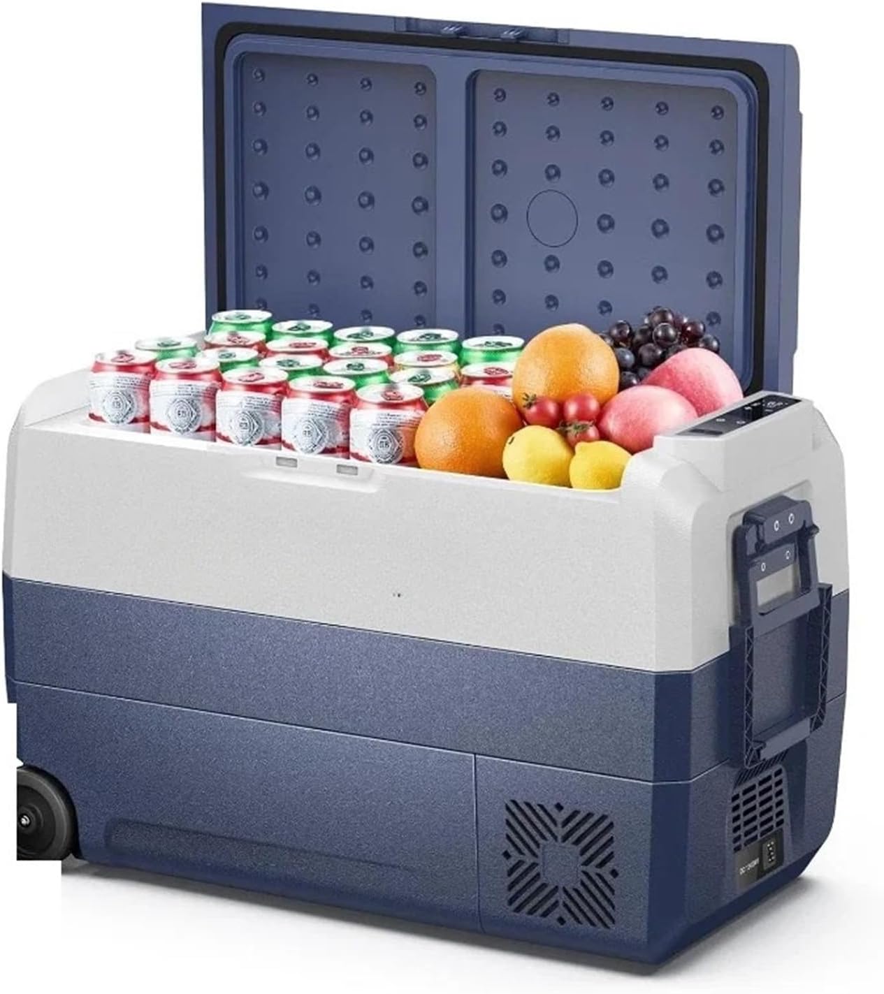 12Volt Car Refrigerator 53Quart Portable Truck Freezer Electric Cooler Fridge -4℉-68℉RV Refrigerator 12/24V(53 QuartSingleZone)