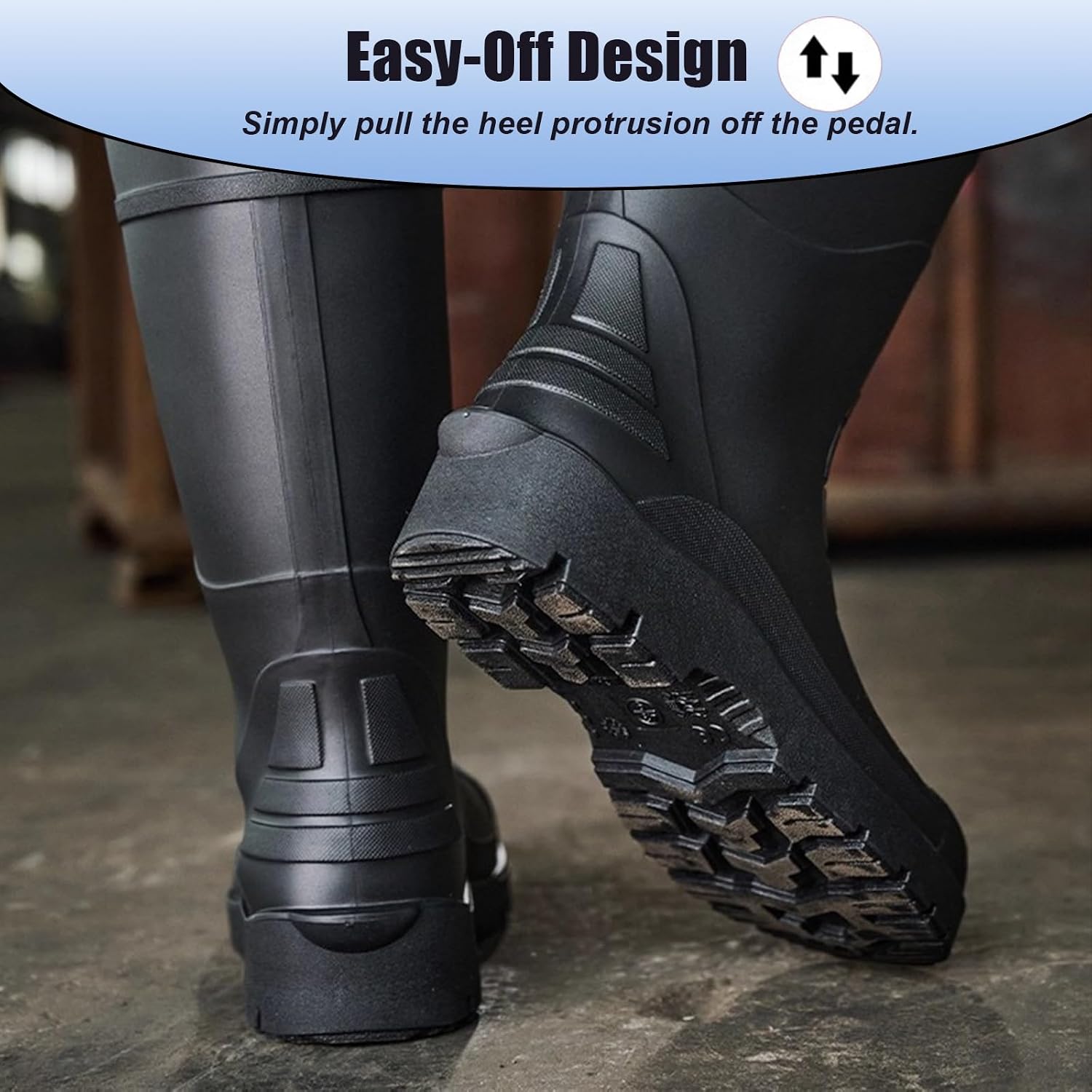 HAIXHX Protection Industrial Safety Footwear，Wear Resistant Industrial Grade Fleece-Lined Insulated Boots for Power Station Maintenance(Foot Length 26.5cm)