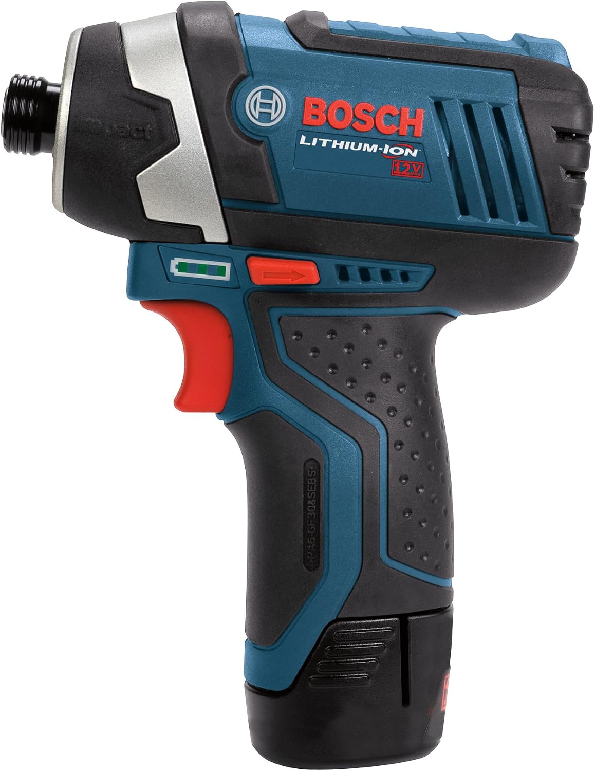 BOSCH CLPK27-120 12V Max 2-Tool Combo Kit (Drill/Driver and Impact Driver) with 2 Batteries, Charger and Case & 44 Piece Impact Tough Screwdriving Custom Case System Set SDMS44