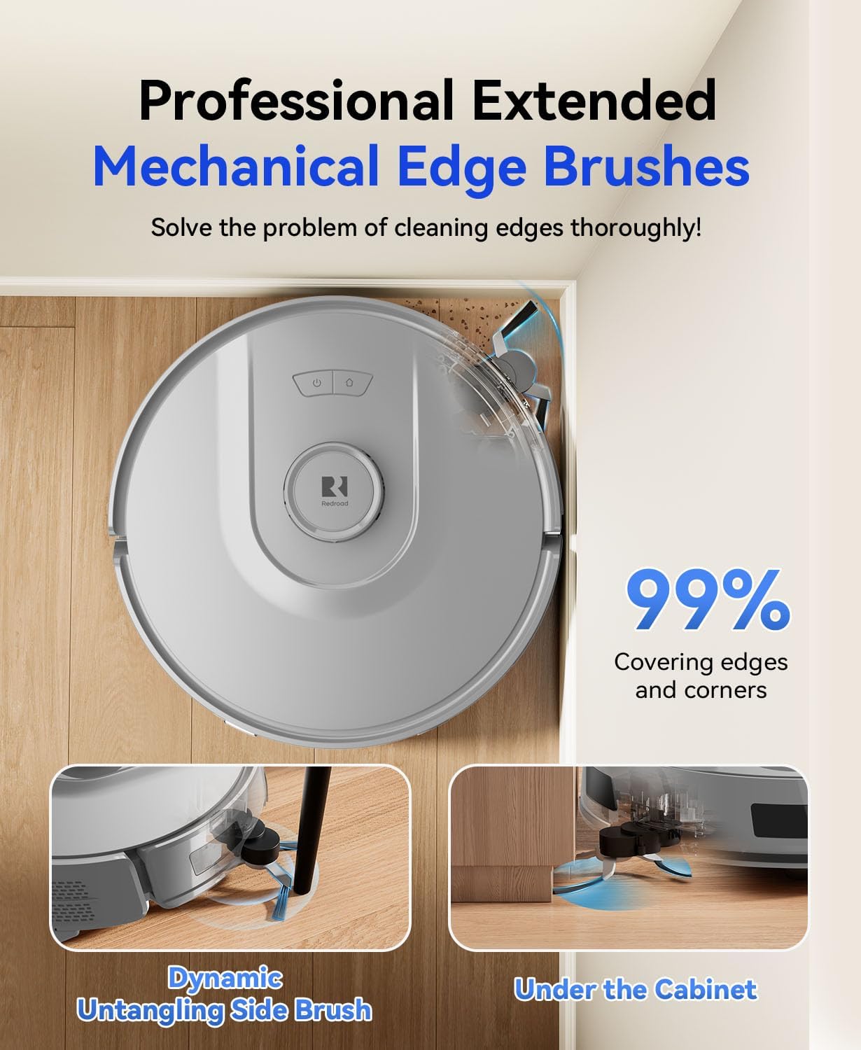 Robot Vacuum Cleaner 20,000Pa Robot Vacuum and Mop,90 Day Self Emptying Vacuum Robot,Lidar Navigation,5G/2.4GWiFi APP Aspirateur Robot,Self-Charging Robot Vacuums for Pet,Floor,Carpet R11Gray