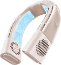 TORRAS COOLiFY 2S Lite Neck Air Conditioner, Long Battery Life Cooling Neck Fan, Lightweight & Comfortable, Hands-Free Wearable AC for Commute, Work, Travel. Apricot