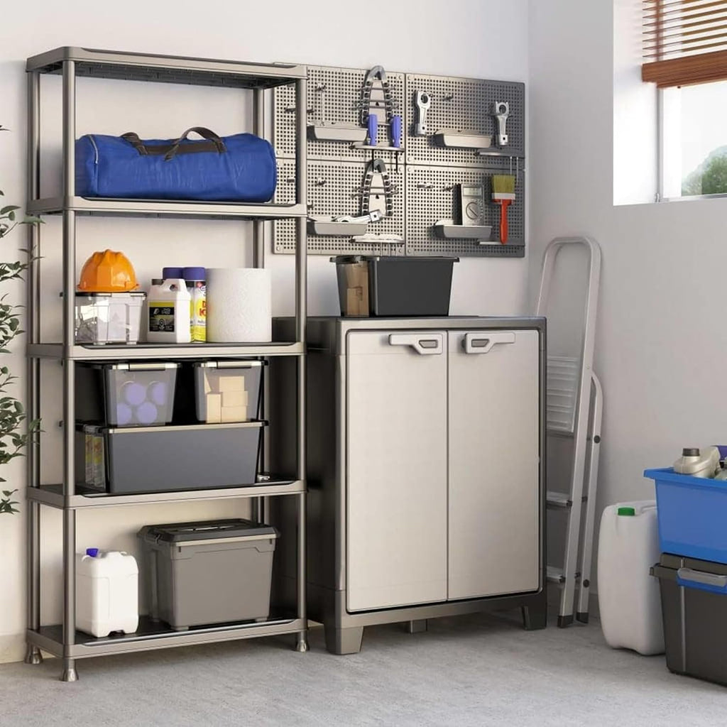 Keter 2 Door Base Cabinet, Grey