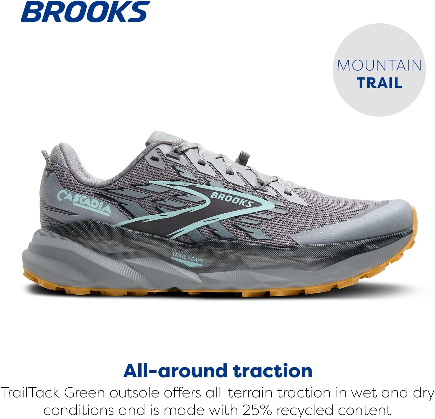 Brooks Men's Cascadia 19 Mountain Trail Running Shoe