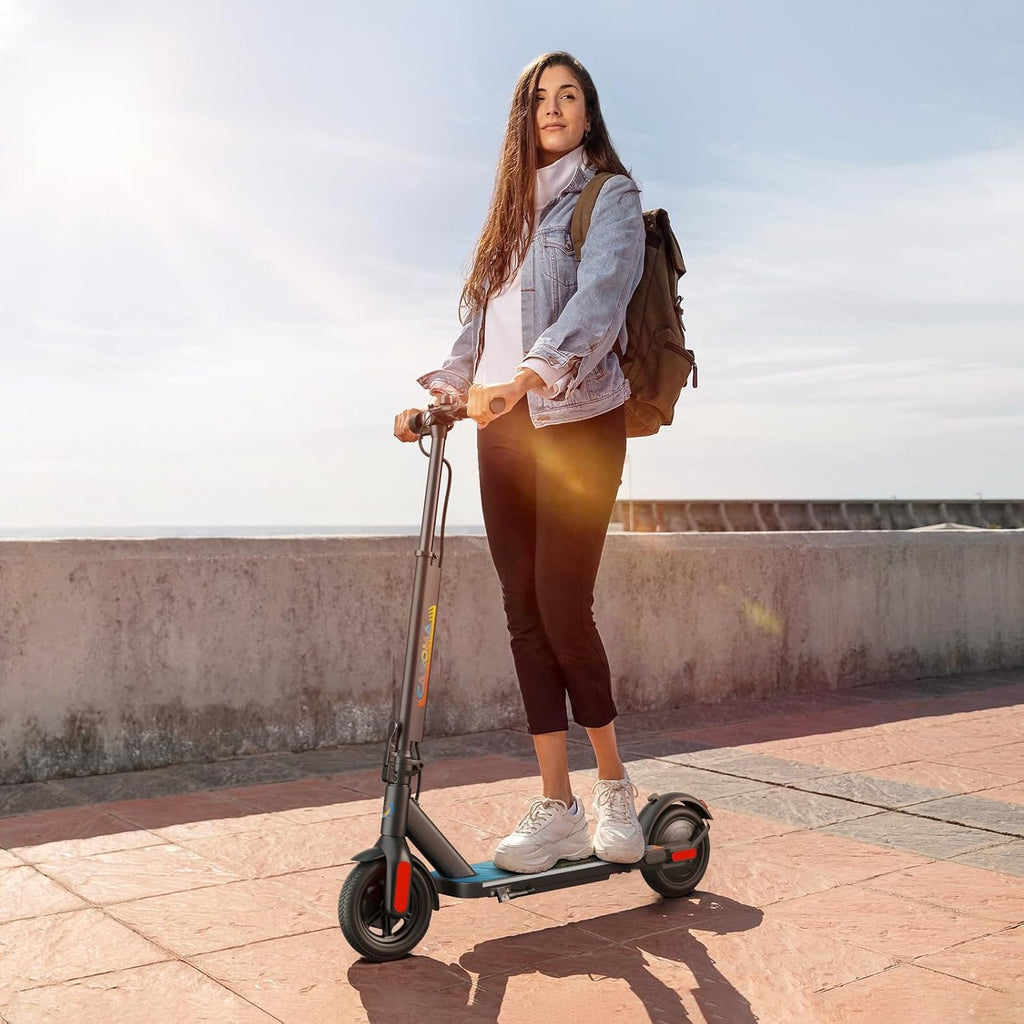 Caroma Electric Scooter Adults, 350W/500W Motor, Top Speed 20/25 Mph & 30 Miles Range, 8.5' Solid Tires, Cruise Control E Scooter for Adults