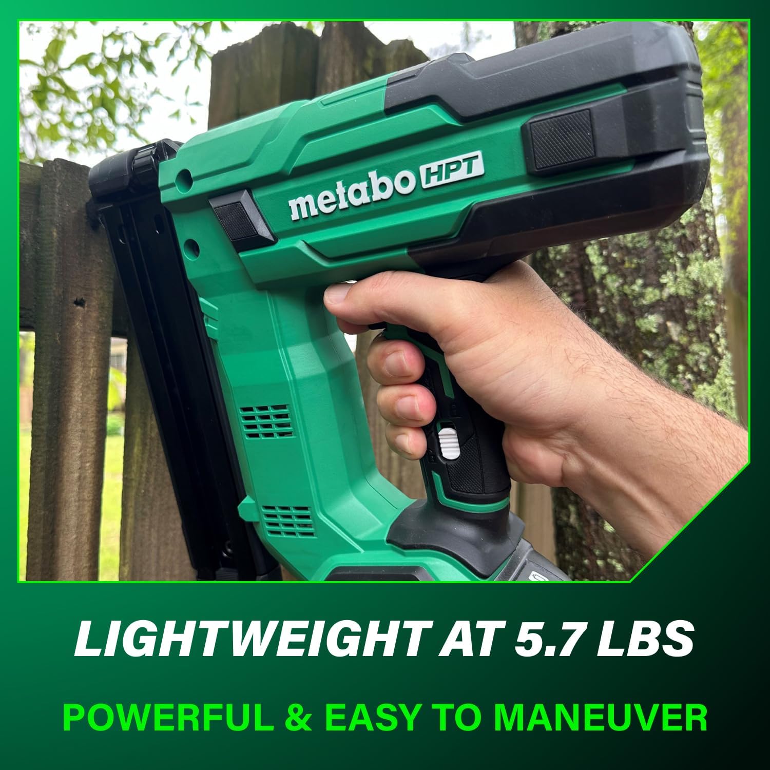 Metabo HPT 18V MultiVolt Cordless Narrow Crown Stapler Kit, 18 Gauge 1-1/2' Stapler with Power Tool 2.0Ah Lithium Ion Battery, Drives 1/2' to 1-1/2' Staples, 5-Year Warranty, N1804DB