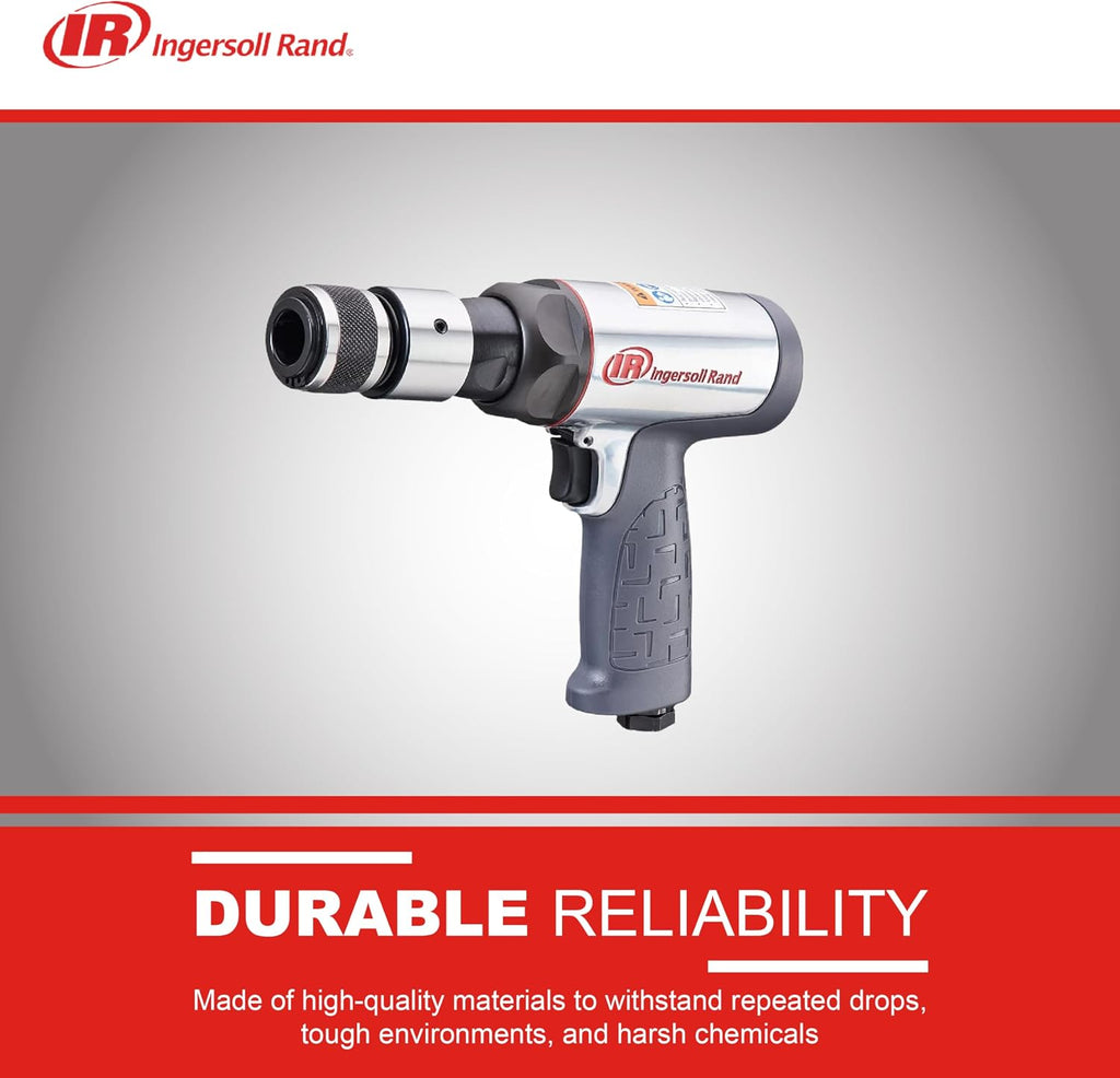 Ingersoll Rand 123MAX Vibration Reduced Air Hammer, 3,530 BPM, 2-5/8' Stroke, Round Shank