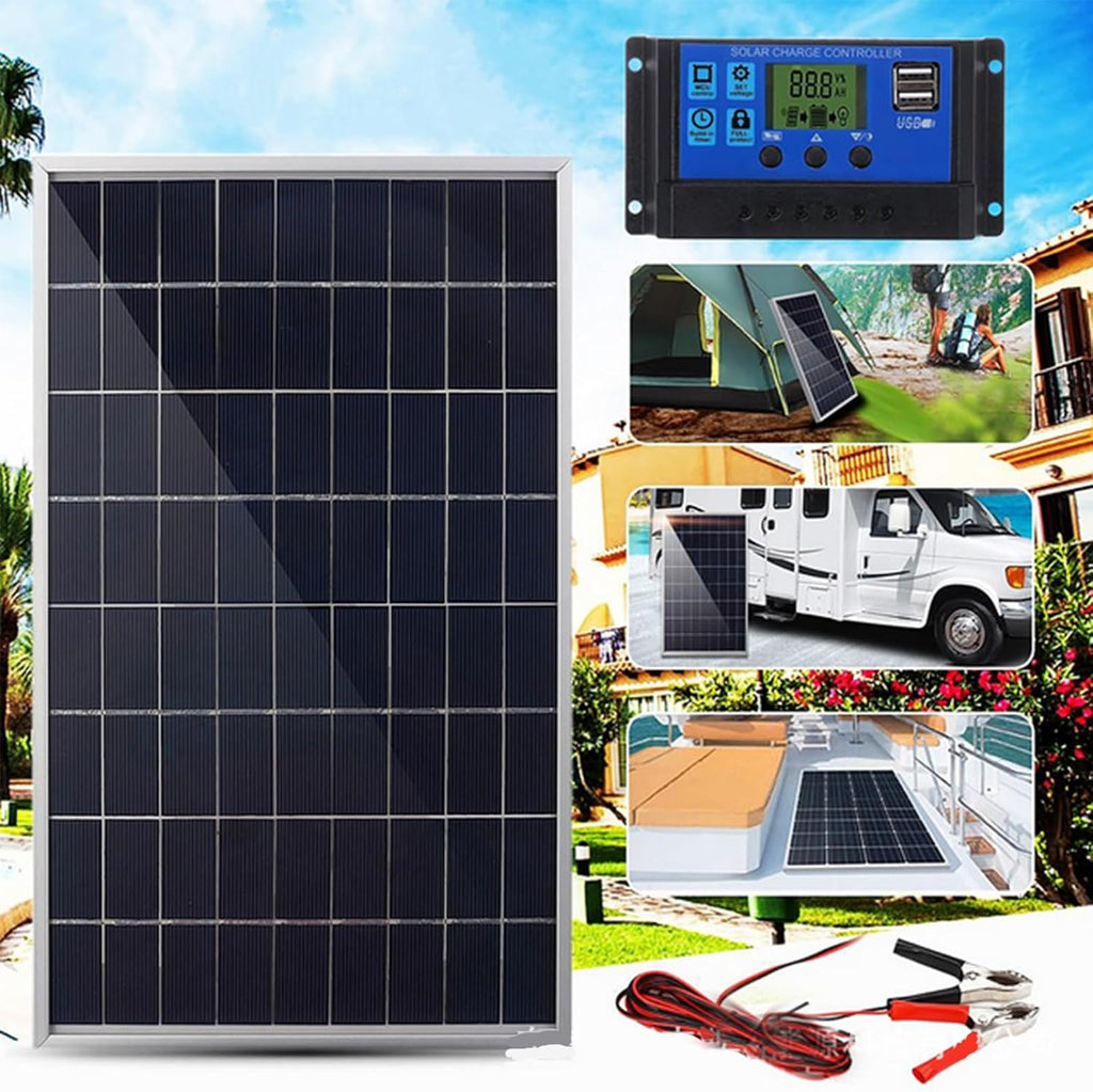 Solar Panel Outdoor 600W 5V Portable Solar Charger Pane Climbing Fast Charger Polysilicon Travel DIY Solar Charger Generator