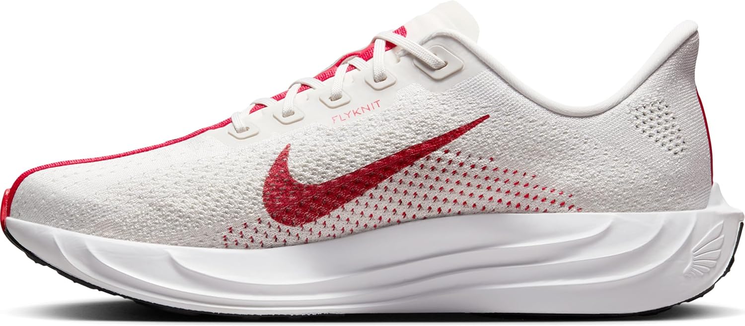 Nike Pegasus Plus Men's Road Running Shoes (FQ7262-003, Platinum Tint/Phantom/Black/University Red) Size 13