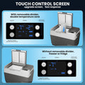 30QT (29L) 12V Car Refrigerator with APP Control – Dual DC/AC Power (12/24V & 110–240V), -7℉~78℉ Adjustable Temp – Portable Electric Freezer Cooler for Camping, Travel, Vehicles, Boats & Home Use