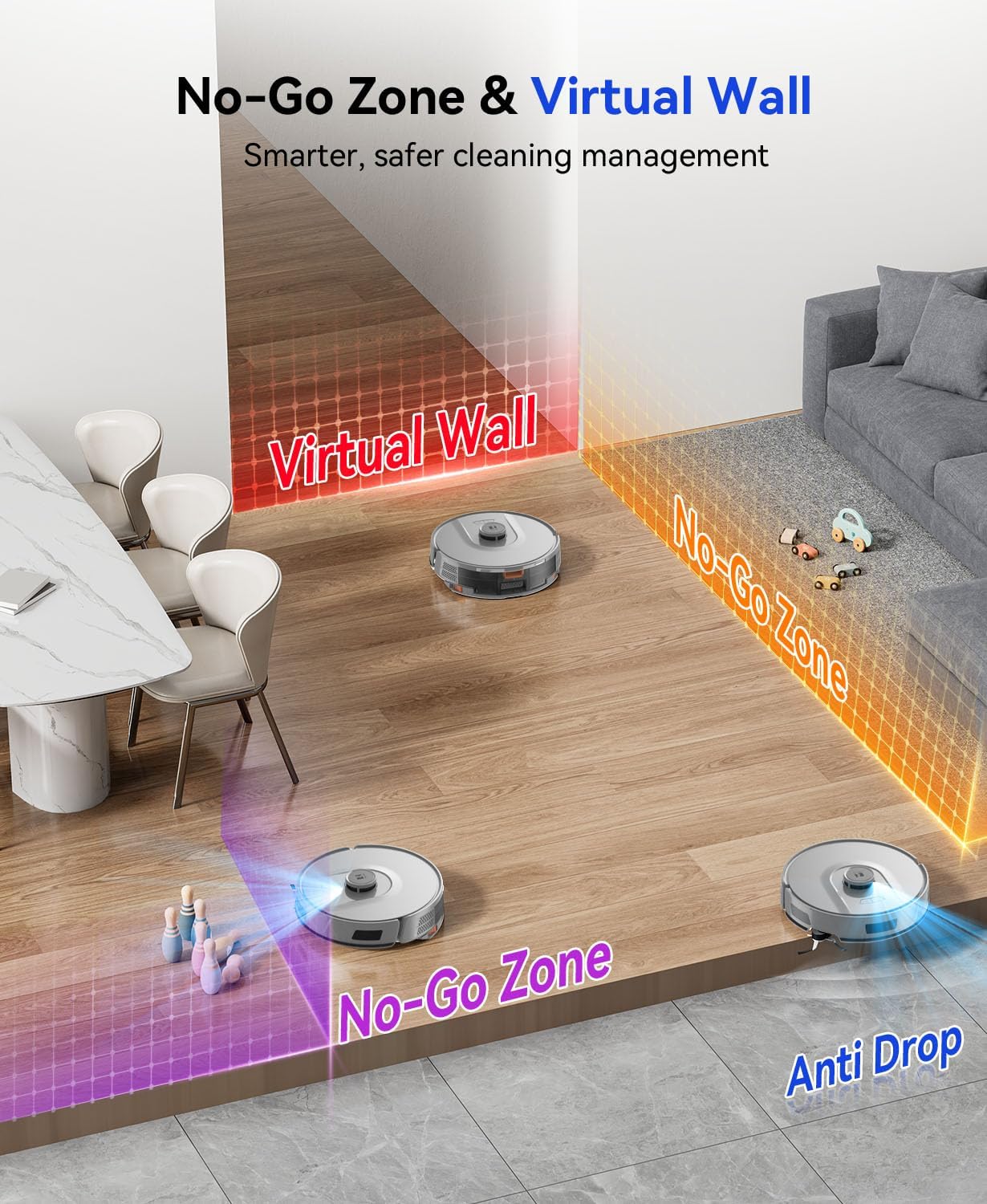 Robot Vacuum Cleaner 20,000Pa Robot Vacuum and Mop,90 Day Self Emptying Vacuum Robot,Lidar Navigation,5G/2.4GWiFi APP Aspirateur Robot,Self-Charging Robot Vacuums for Pet,Floor,Carpet R11Gray