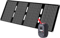 ELECAENTA 99Wh Portable Power Station with 60W Solar Panel Charger, 120W (Peak 200W) LiFePO4 Battery Bank Backup, Small Solar Generator for Outdoors Camping Travel Hunting Blackout Home Use
