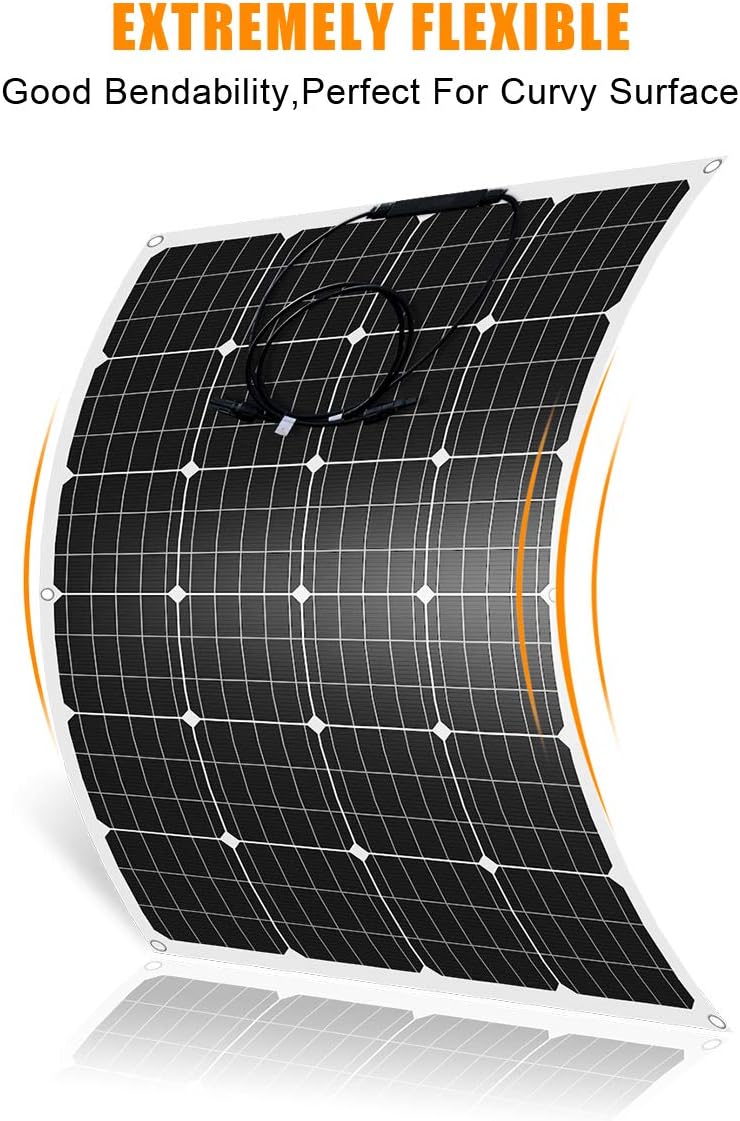 1480 Watts 24 Volt Solar & Wind Hybrid Kit for Home Boat RV Camping: 4 x 120W Flexible monocrystalline Solar Panel + 1000W Wind Turbine + Accessories,Solar Wind Power Generator System