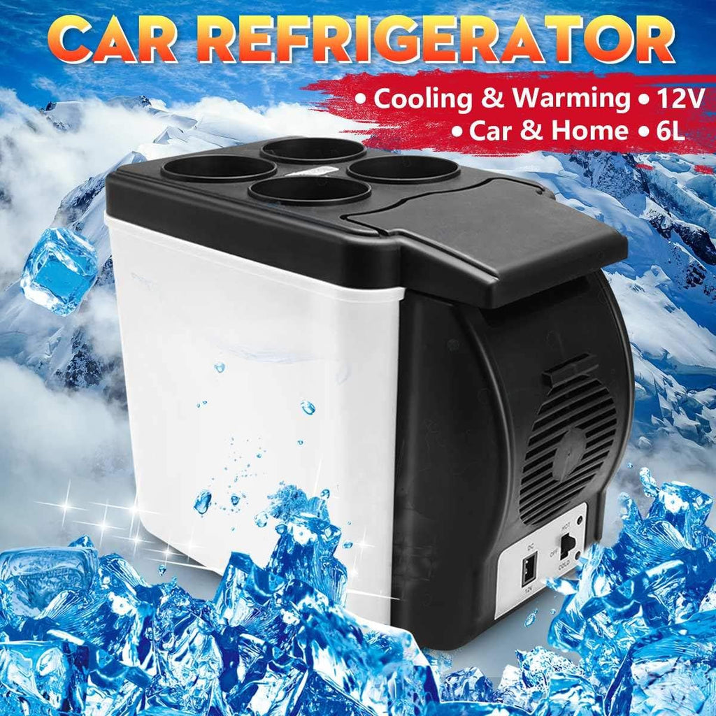 Electric Cool Box 6L Mini Home Camping Fridge Cooler and Warmer 12V Travel Portable Box Freezer for Car Auto Truck