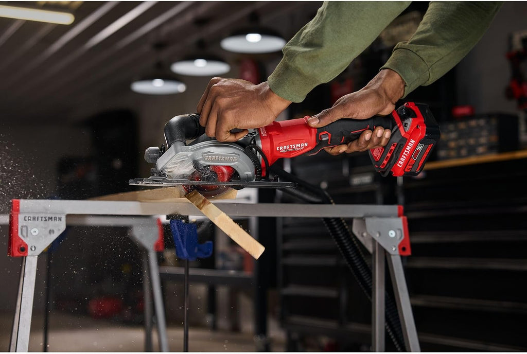 CRAFTSMAN V20 4-1/2 Inch Cordless Circular Saw, Bare Tool Only (CMCS405B)