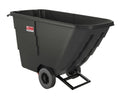 Suncast Commercial Light Duty 1/2 Cubic Yard Roto-Molded Tilt Truck with Integrated Brake, 500-Pound Capacity, 62' L x 34.5' W x 28' H