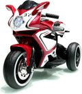 Ride on Motorcycle, Rechargeable Ride on Toys, Tamco Motorcycle for Kids 3 to 4 Years Boys Girls with Foot Pedal Starter, Music/Lights/Lighting Wheels (RED)