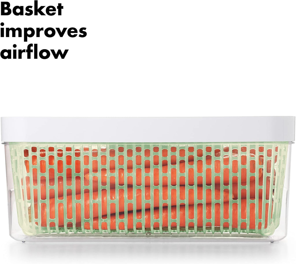 OXO Good Grips GreenSaver Produce Keeper - Large,White (Pack of 4)