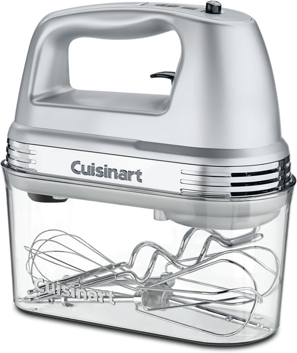 Cuisinart HM-90BCS Power Advantage Plus 9-Speed Handheld Mixer with Storage Case, Brushed Chrome & SCO-60 Deluxe Electric Can Opener, Quality-Engineered Motor System