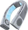 TORRAS COOLiFY 2S Lite Neck Air Conditioner, Long Battery Life Cooling Neck Fan, Lightweight & Comfortable, Hands-Free Wearable AC for Commute, Work, Travel. Gray