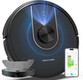 Bagotte Robot Vacuum and Mop Combo, 6000Pa Robotic Vacuums with Mapping, Automatic Self-Recharging, LiDAR Navigation,2.4G WiFi/App/Alexa/Remote Control for Pet Hair,Hard Floor,Carpet