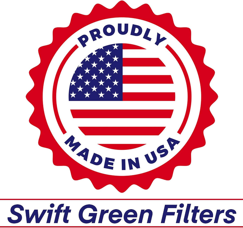 Swift Green Filters SGF-M9 Replacement water filter for UKF8001,EDR4RXD1,FILTER 4,EFF-6007A,46-9005,46-9006,CLCH101, 1, White (6 Pack)