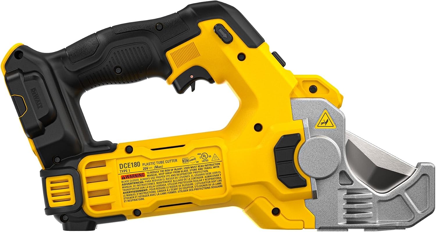DEWALT 20V MAX Plastic Tubing Cutter, Bare Tool Only (DCE180B)