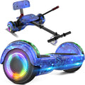 FLYING-ANT Self Balance Scooter Seat Attachment 6.5' Two-Wheel Self Balancing Electric Scooter with LED Light Flash Lights Wheels