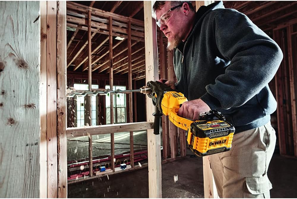 DEWALT 60V MAX* Right Angle Drill, Stud/Joist, Tool Only (DCD470B)