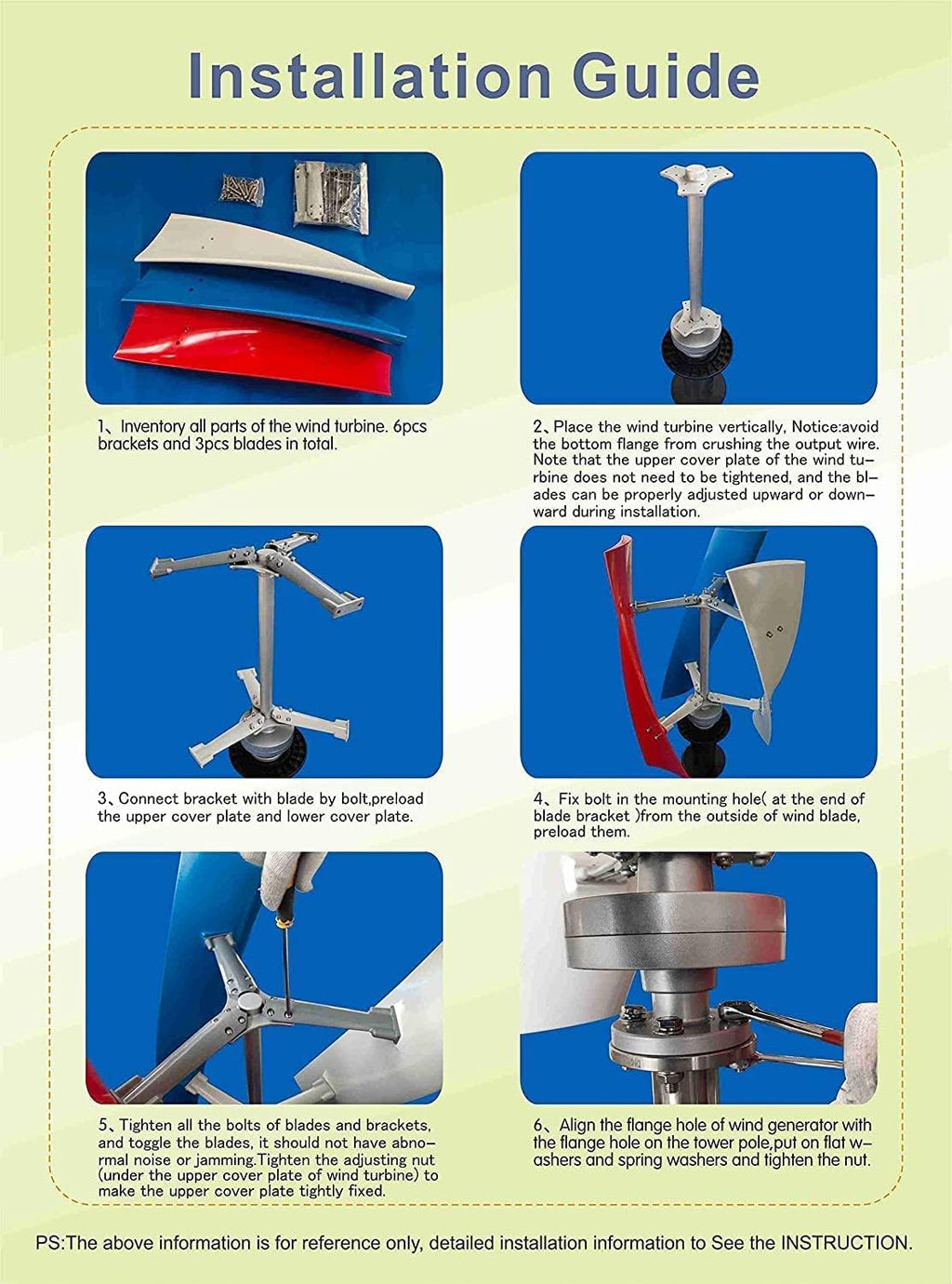 Maglev Wind Turbine Generatorvertical Wind Generator 12V -220V Vertical Wind Turbine with 8000W ON Grid Tie Inverter No Noise,12v