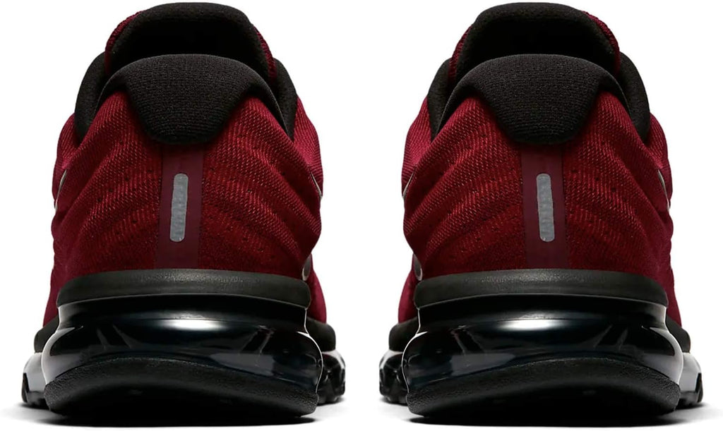 Nike Mens Air Max 2017 Low Top Lace Up Running Sneaker (12, Team Red/Black-Dark Grey)
