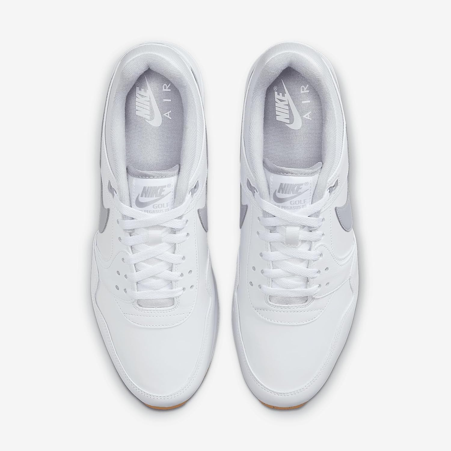 Nike Air Pegasus '89 Golf Shoes Gum/Platinum/White 100