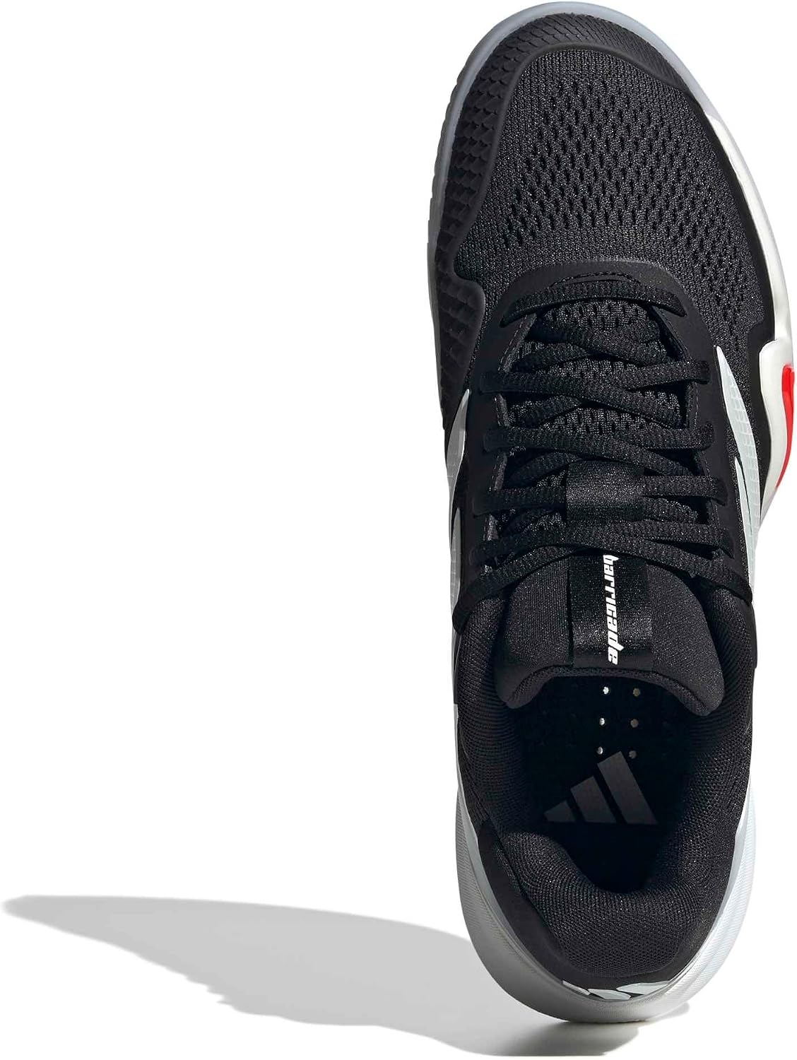 adidas Mens Barricade 14 Tennis Sneakers Shoes - Black, Orange