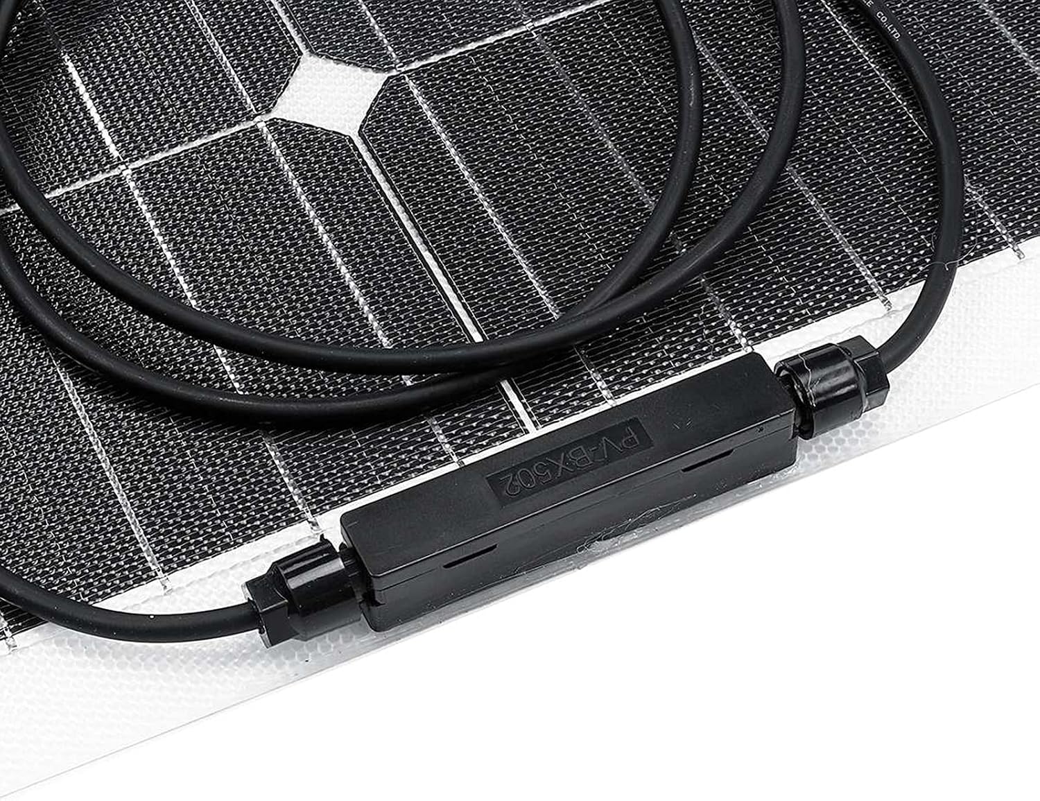 AIZYR Monocrystalline Flexible Solar Panel, 100W 18V Outdoor Portable Solar Panels Efficiency 24%-26% for Homes, RV, Boat, Uneven Surfaces