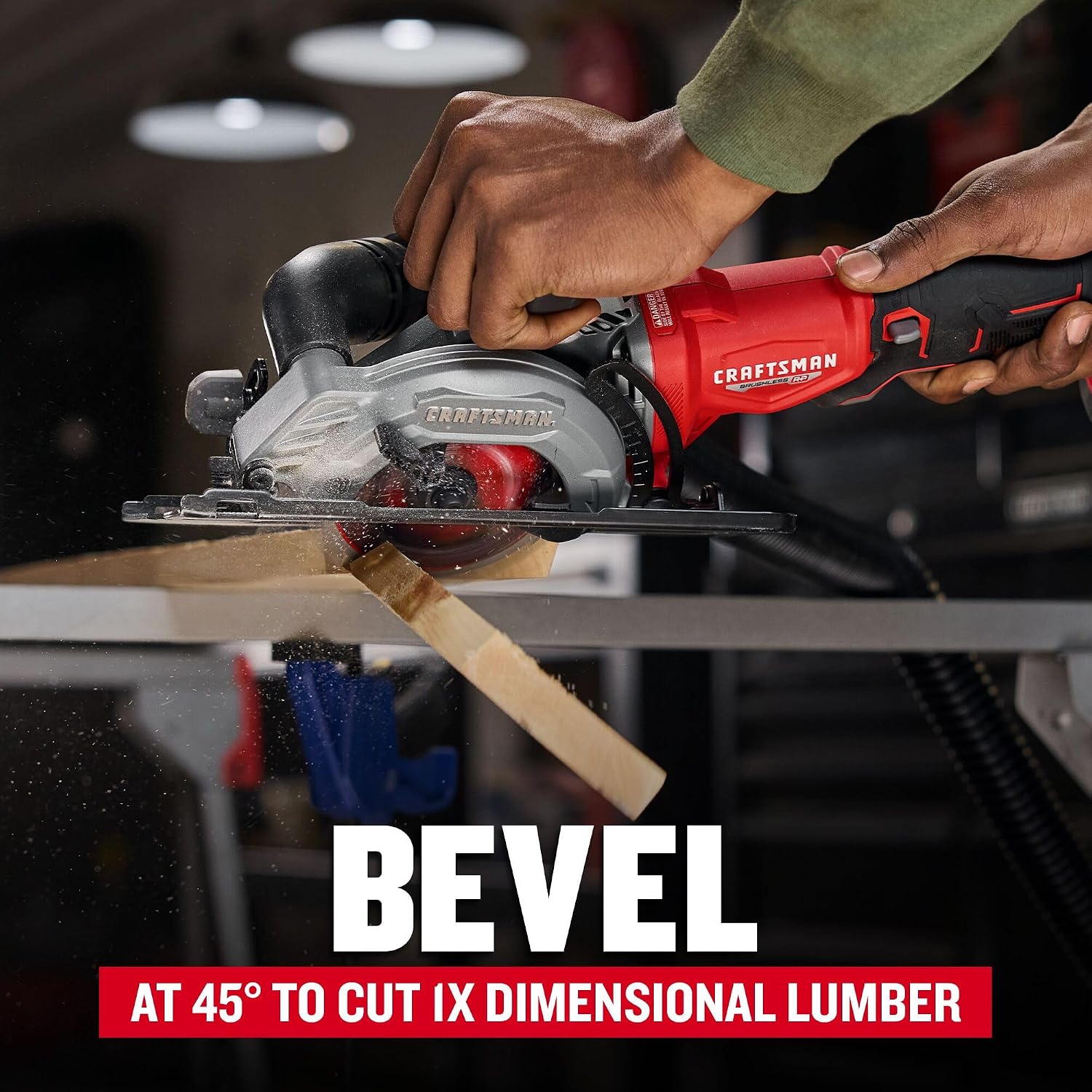CRAFTSMAN V20 4-1/2 Inch Cordless Circular Saw, Bare Tool Only (CMCS405B)