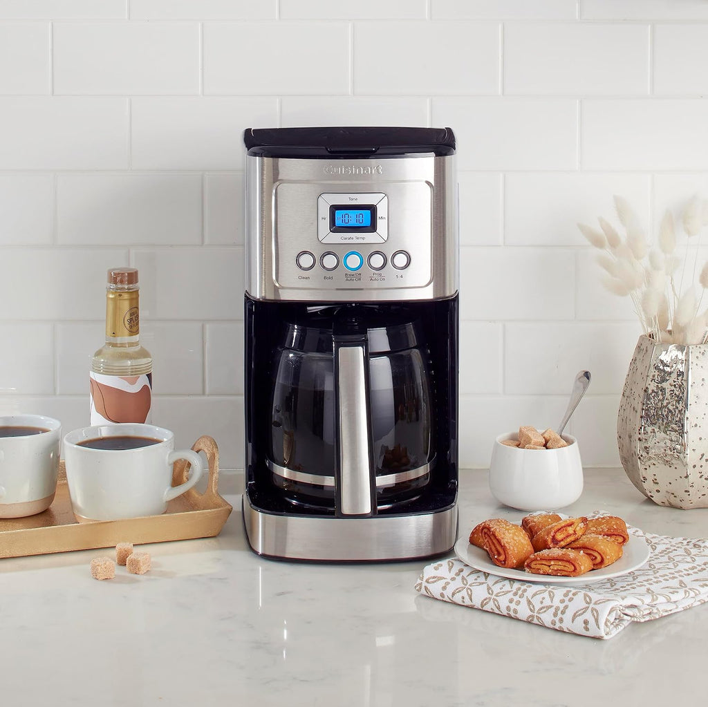 Cuisinart Coffee Maker, 14-Cup Glass Carafe, Fully Automatic for Brew Strength Control & 1-4 Cup Set & CCO-50BKN Deluxe Electric Can Opener, Black