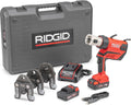 RIDGID 67058 RP 350 ProPress Pressing Tool and Battery Kit with ProPress Tool, 1/2' to 1' ProPress Jaws, 18-Volt Battery, Charger, and Case